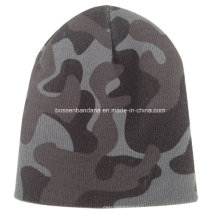 OEM изготовить пользовательские логотип печатных Army Green Sports Customized трикотажные шапочка Cap